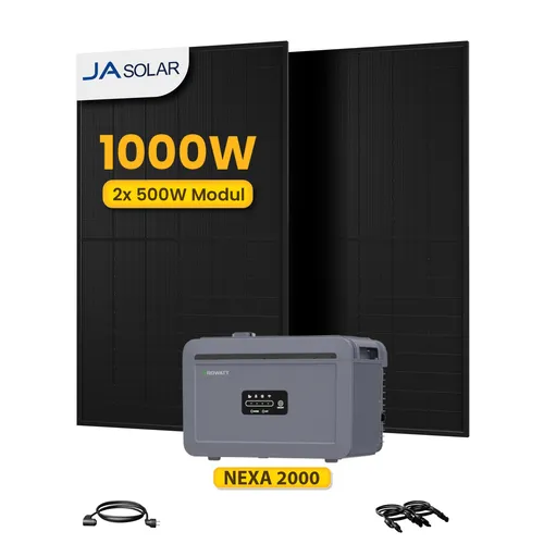 Growatt NEXA 2000 All-in-One Speicher für Balkonkraftwerke - Powerstation mit 2600W PV-Eingangsleistung und 800W Notstromversorgung. Ideal für maximale Flexibilität und smarte Steuerung in deinem Zuhause.