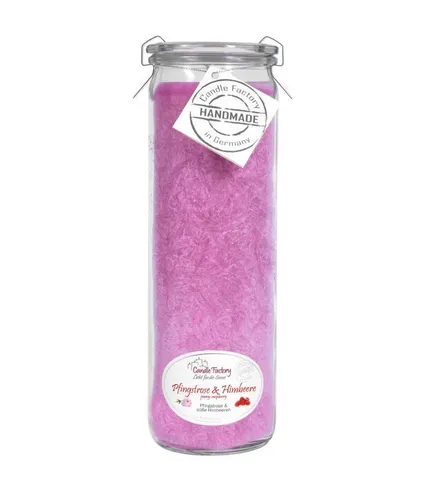 Candle Factory Big-Jumbo Duftkerze im Weckglas, Pfingstrose-Himbeere, 306-135