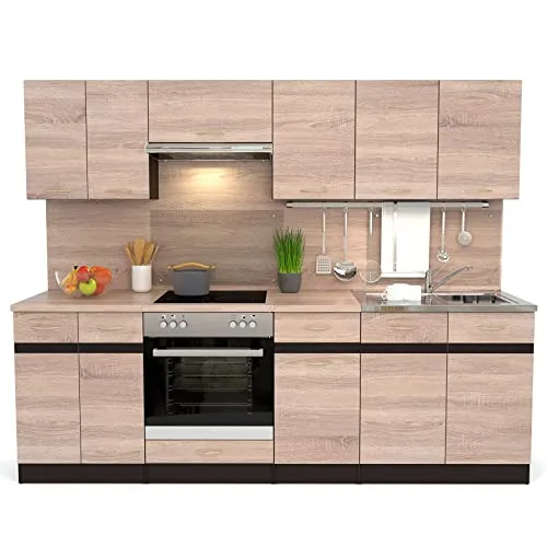 Erweiterbare Küchenzeile mit Elektrogeräten von FIWODO