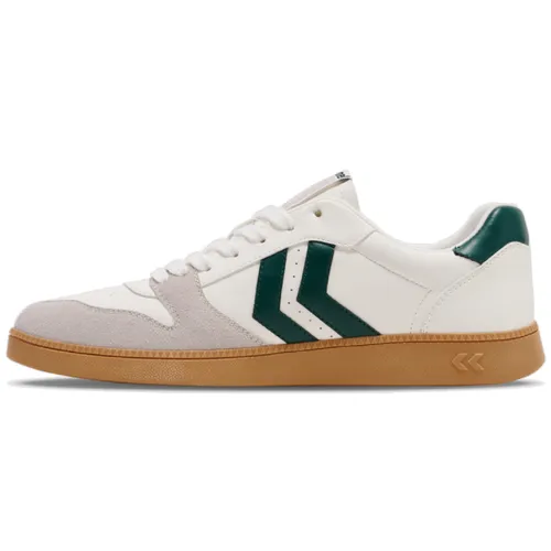 Hummel Handball Perfekt SP Sneaker Herrenschuhe WHITE/GREEN 47