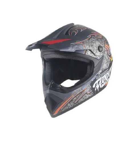 FunSport-Factory Motocrosshelm Mejia für Kinder, Offroad Helm XL | 59 cm - Robuster Motocrosshelm für Kinder mit UV-beständiger Außenschale und hervorragendem Belüftungssystem. Ideal für Offroad-Abenteuer und Scooter-Fahrten. Empfohlen für Kinder ab 4 Jahren.