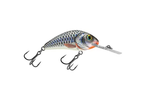 Salmo Kunstköder, Salmo Rattlin Hornet Floating 3,5cm Silver Holographic Shad Wobbler