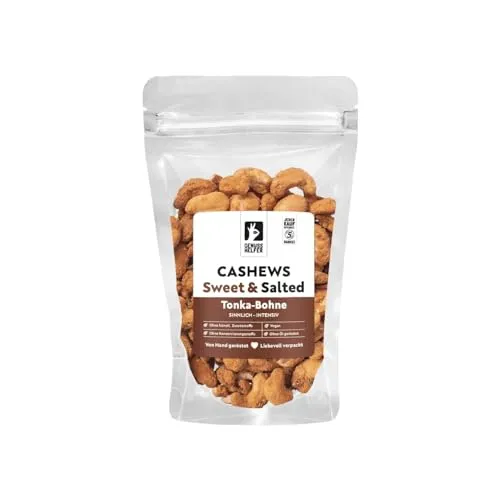 Bremer Gewürzhandel Cashews mit Tonkabohne, süß & salzig, schön knackig, 100g