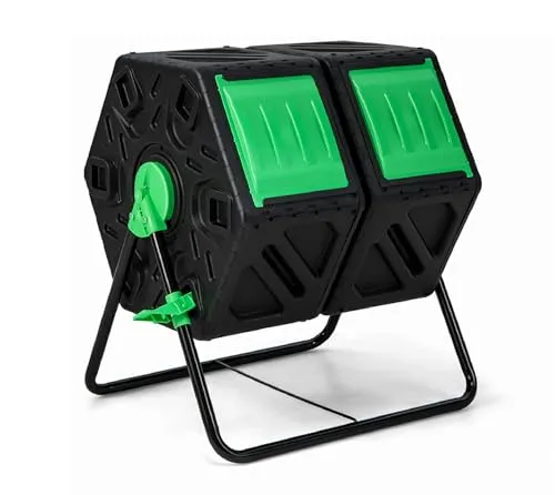 Westmann Kunststoff Trommelkomposter Humus-Duo in schwarz von Westmann