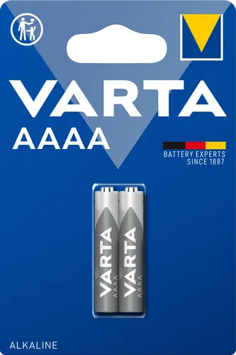 Varta AAAA Mini 4061 Batterie 2er Blister - 1,5 Volt AlMn, langlebige Energieversorgung für kleine Geräte, ideal für Fernbedienungen und Taschenlampen