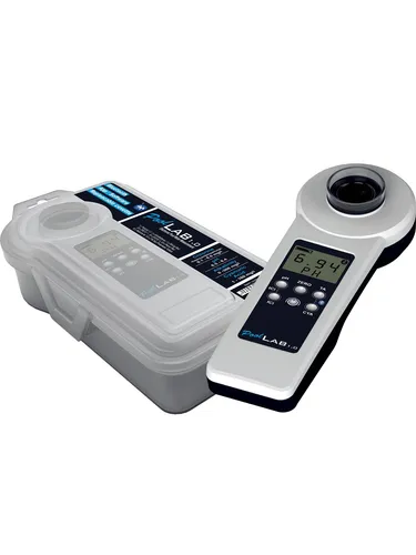 PoolLab 1.0 Photometer: Präziser Wassertester für Schwimmbäder - Wassertester für Schwimmbäder und Whirlpools, ermöglicht eine präzise Analyse von Chlor und pH-Wert für optimales Wasser.