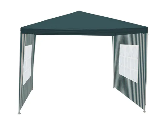 Gartenpavillon Grün 3x3m – Wasserabweisendes Partyzelt für jeden Anlass - Robuster Pavillon mit 3x3m, ideal für Feiern im Freien. Wasserabweisend und einfach aufzubauen, bietet er den perfekten Schutz bei jedem Wetter.