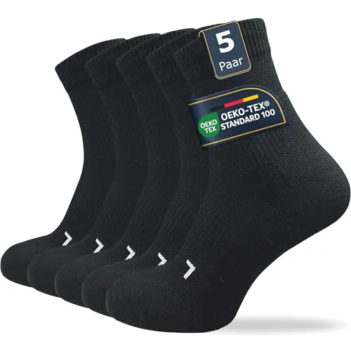 Produktbild GAWILO Herren Laufsocken mit Kompression – 5 Paar | Atmungsaktiv & Anti-Blasen Schutz
