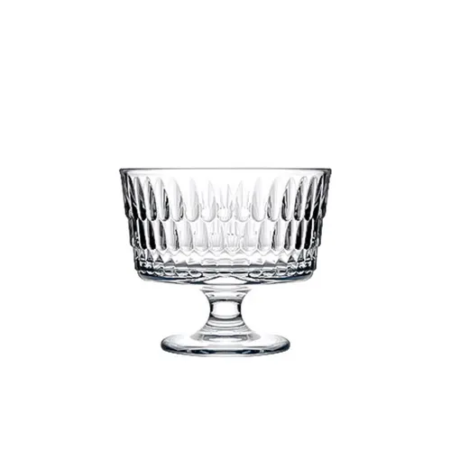 Schale für Eis, Pudding oder Desserts aus Glas Transparent 240 ml 2 Tlg.