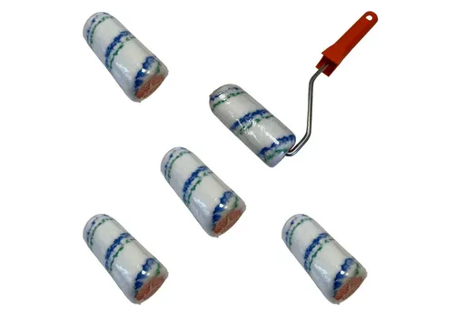 ConToo Farbroller Farbroller 5 St. mit Bügel Farbwalze Mikrofaser 10cm CT01