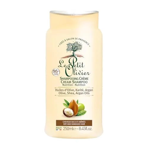 Le Petit Olivier Shampoo 250 ml mit Olivenöl, Argan, Karité, für trockenes Haar