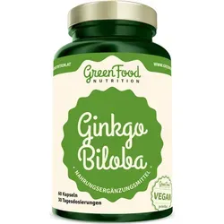 GreenFood Nutrition Ginkgo Biloba 60 Kapseln