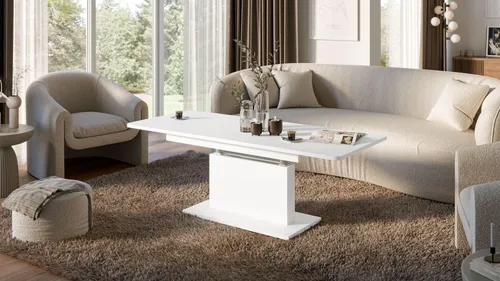 designimpex DC-1 Ausziehbarer Couchtisch