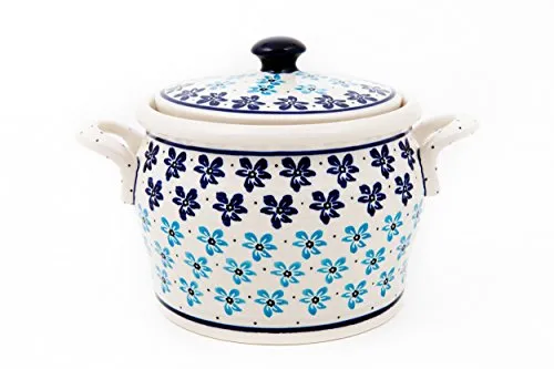 Bunzlauer Keramik Einmachglas 1,75L – Rumtopf & Mehrwecktopf - Einmachglas aus traditioneller Bunzlauer Keramik, ideal für Rumfrüchte oder kleine Fermentierungen. Spülmaschinenfest und nachhaltig – ein stilvolles Küchenaccessoire!