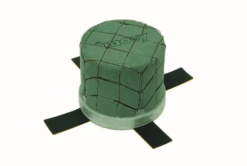 mosy Bastelmoos Urnen-Gesteckhalter f. frische Blumen m. Steckschaum, Steckmasse, Steckschwamm, Steckmoos, Urne, Blumenschmuck, Gesteck