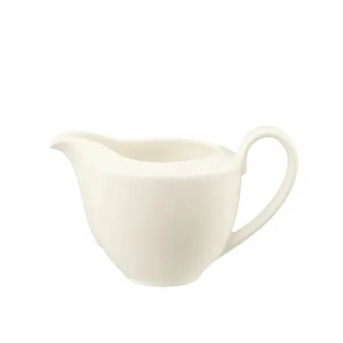 Seltmann Weiden Zoé Milchkännchen 0,25 l Cream - Elegantes Milchkännchen aus hochwertigem Porzellan, ideal für Kaffee- und Teeliebhaber, bringt Stil auf jeden Tisch.