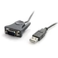 StarTech.com 91cm USB auf Seriell Adapter für RS232 Geräte - DP-HDMI-Adapter: Verbinden Sie serielle RS232-Geräte mit einem PC über USB, ideal für IT-Anwendungen mit einer Kabellänge von 91 cm und umfassender Kompatibilität.