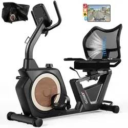 JOROTO Liege-Fahrradtrainer für Senioren – magnetisch, 400lbs, App & LCD
