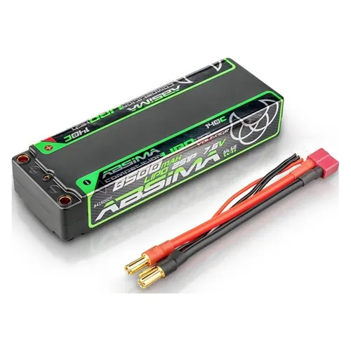 Absima Competition LiPo Akku 2S 7.6V 8500mAh V2 140C - Sonstige, leistungsoptimierte Lithium-Batterie mit Graphen für höhere Energiedichte und längeren Lebenszyklus – ideal für professionellen Modellsport.