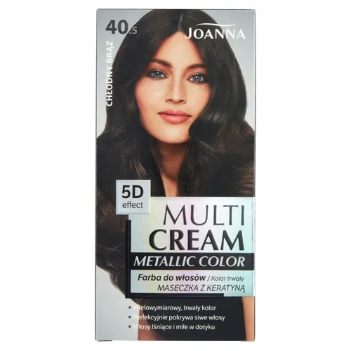 Multi Cream Metallic Color farba do włosów 40.5 Chłodny Brąz Joann 5901018018320