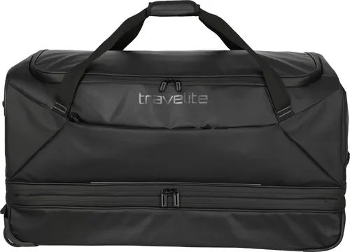 BASICS Rollenreisetasche 80 cm - Schwarz - Reisetaschen mit großem Innenraum für optimale Organisation, ausgestattet mit zwei Rollen für einfachen und komfortablen Transport. Maße: 80 x 40 x 43 cm.