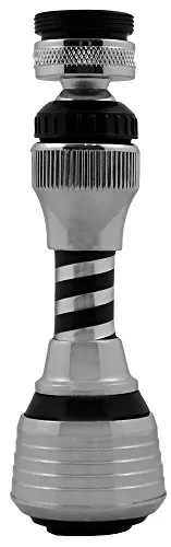 eyepower Wasserhahn Verlängerung Perlator Strahlregler 12 cm Flexischlauch