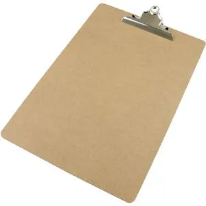 Böttcher-AG Klemmbrett A3, Hartfaser-Holz, braun von Böttcher