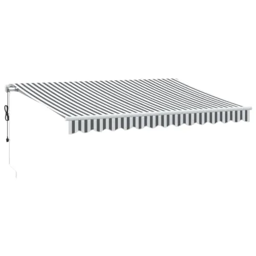 vidaXL Gelenkarmmarkise 350x250cm - Markise für Terrasse und Balkon, automatisches Ausfahren per Fernbedienung, UV-beständig und langlebig für optimalen Sonnenschutz.
