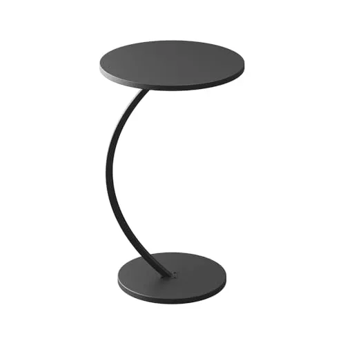 Vicco Couchtisch Alvio, Schwarz, 40 x 60 cm - Moderner Couchtisch in Schwarz, 40 x 60 cm, ideal für kleine Räume. Stilvolles Design kombiniert mit praktischer Vielseitigkeit für gemütliche Abende.
