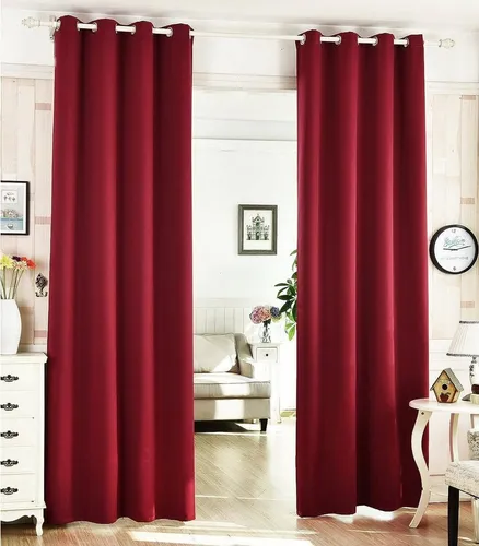 Woltu Ösenvorhang (2 St) - Blickdicht & Wärmeisolierend - Fertiggardinen aus 100% Polyester mit 75-85% Lichtundurchlässigkeit, ideal für ein behagliches Raumklima. Perfekt für Wohn- und Schlafräume, pflegeleicht und energiesparend.