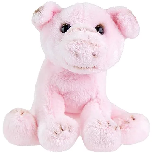 Suki Gifts 22081 Farmyard Friends Polly Schwein Kuscheltier, rosa