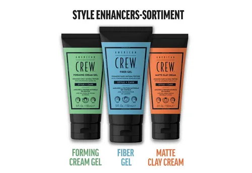 American Crew Haargel MATTE CLAY CREAM, 1-tlg., mittlerer Halt, verbesserte Kämmbarkeit, für mittellanges Haar