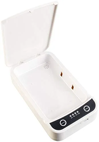 Somikon UV Desinfektionsbox: UV-Desinfektions-Box für Smartphone, Brille, Schlüssel usw., USB (Schlüssel desinfizieren, Handy Desinfektion, Armbanduhren)