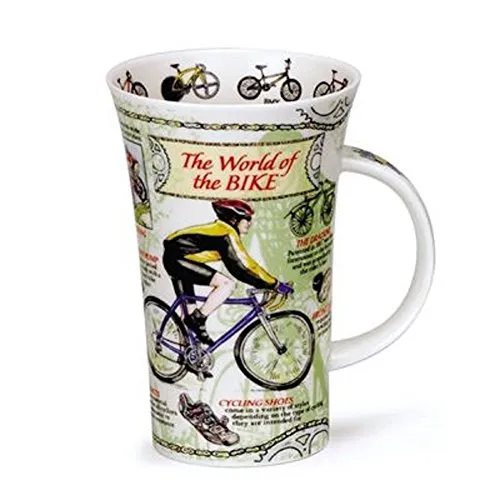formano Tasse Dunoon Glencoe - Spülmaschinengeeignet - Trinkflasche mit buntem Fahrradmotiv, Höhe 15.5 cm, Durchmesser 10 cm, ideal für den täglichen Gebrauch und pflegeleicht in der Spülmaschine.