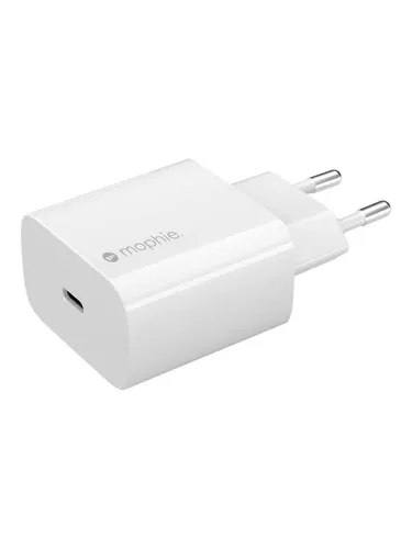 Mophie Power Adapter 30 Watt - 24 Pin USB-C - Handy Adapter und Ladegeräte, leistungsstarkes 30 Watt Netzteil mit PD-Technologie für schnelles Laden, ideal für unterwegs.