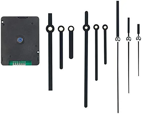 St. Leonhard Funkuhrwerke: Schleichendes Funk-Uhrwerk mit 3 Zeigersets für selbsgestaltete Uhren (Funk Quarz Uhrwerk, Funkuhrwerk lautlos, schleichende Sekunde)