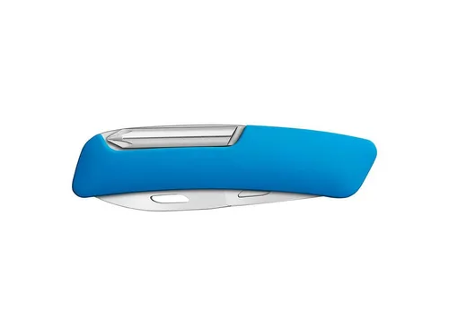 SWIZA Taschenmesser D04, 11 Funktionen, blau - Kompaktes Taschenmesser mit 11 Funktionen und großer Feststellklinge. Ideal für Outdoor-Aktivitäten, mit Anti-Rutsch-Oberfläche und sicherer Klingenarretierung. Hergestellt in der Schweiz.