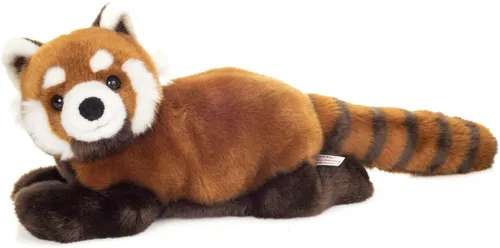 Teddy Hermann 92423 Roter Panda 30 cm - Stofftiere & Teddybären, weicher Plüsch-Panda in Premium-Qualität mit recycelter Füllung, ideal für kleine Naturforscher und kinderfreundlich gestaltet.