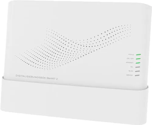 Deutsche Telekom Digitalisierungsbox Smart 2 - Wireless Router, DSL-Modem und 4-Port-Switch, Dual-Band für schnelles und stabiles Internet