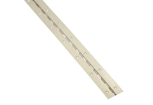 SO-TECH® Möbelbeschlag Stangenscharnier 1000 mm Edelstahloptik + Befestigungsset (1 St), verschiedene Ausführungen