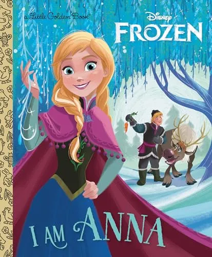 I Am Anna (Disney Frozen) (Little Golden Books: Frozen)