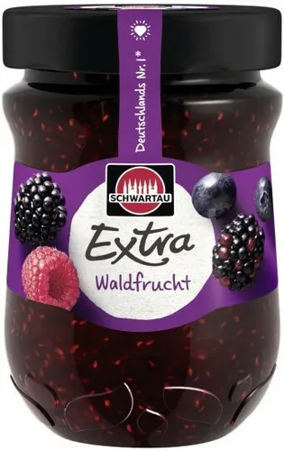 Schwartau Extra Waldfrucht Konfitüre - Waldfrüchte - 340 Gramm