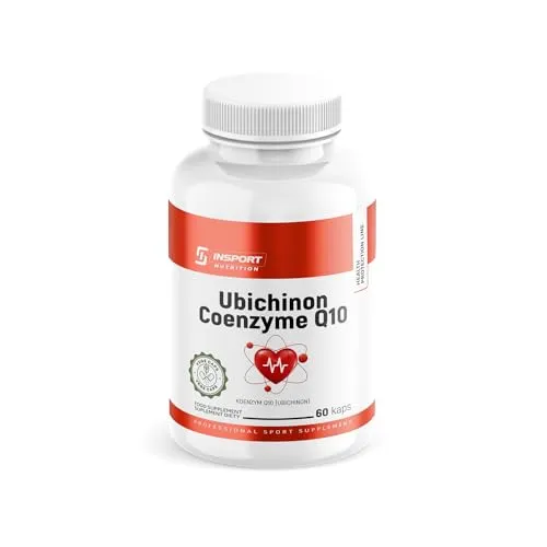 Coenzym Q10 Kapseln – 100 mg Ubichinon pro Kapsel – Für Herz, Kreislauf, Zellschutz & Haut – Hochdosiert & vegan – 60 Kapseln | INSPORT