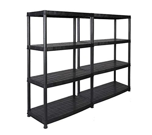 Set: 2 x KREHER Kunststoff Steckregal 18