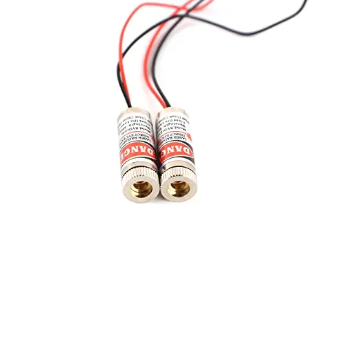 Rotes Lasermodul Industrielles Lasermodul Die Brennweite kann eingestellt werden (point-2pack)