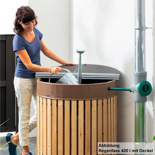 Beckmann Regentonnendeckel Größe 2, für 200 l Regenfass