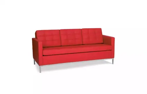 Moderne Rote Dreisitzer Couch im Luxuriösen Design - Elegantes Sofa für 3 Personen, ideal für Wohnzimmer oder Gästezimmer. Hochwertiger Polsterstoff und modernes Design sorgen für Komfort und Stil. Maße: 188 x 76 x 89 cm, mit 2 Jahren Herstellergarantie.