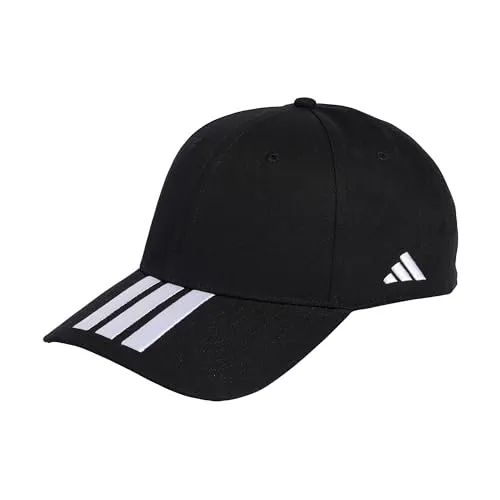 adidas Unisex TIRO Cap, Schwarz/Weiß, M-L - Moderne Unisex-Kappe aus 100 % Baumwolle mit einem praktischen Schnallenverschluss für optimalen Tragekomfort.