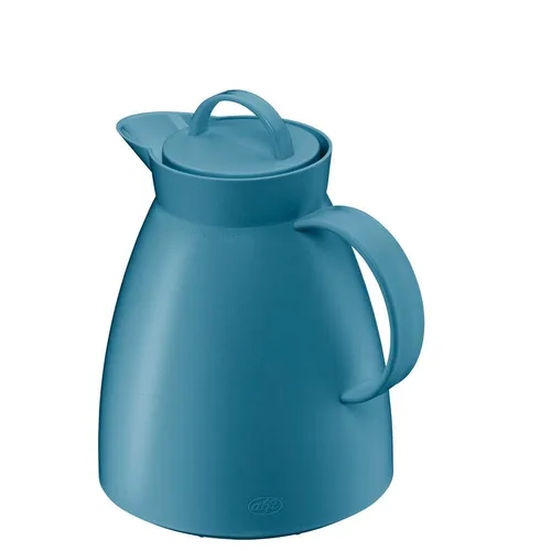 alfi Isolierkanne DAN blau 1,0 l - Thermobehälter mit hochwertiger Isolierung, hält Getränke stundenlang warm oder kalt – ideal für den täglichen Gebrauch oder Ausflüge.