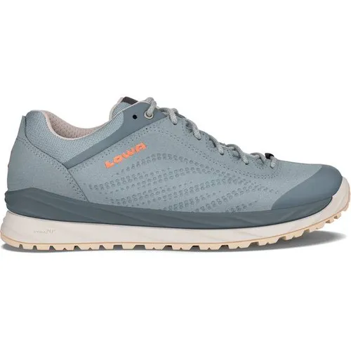 Lowa Malta Low GTX - Wasserdichte Alltag-Travelschuhe für Damen - Wanderschuhe mit robustem Veloursleder, ideal für Freizeit und Bergsport. Die wasserdichte GTX-Membran sorgt für trockene Füße, während die adaptive Schnürung perfekten Halt bietet.
